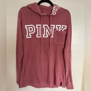 PINK BY VICTORIA SECRET Hooded Logo shirt